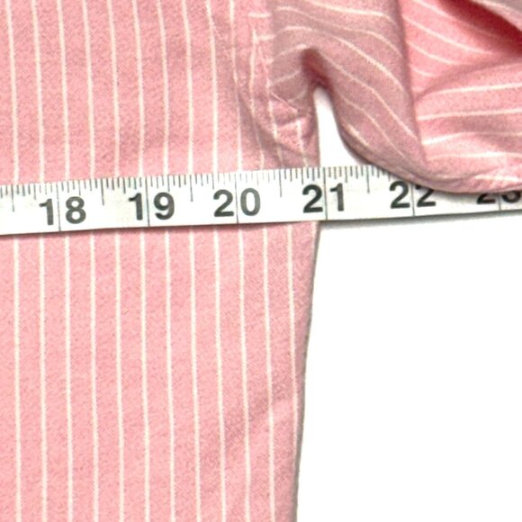 Ralph Lauren Sport Women's Size 8 Pink and White Striped Blouse Excellent - Picture 5 of 6